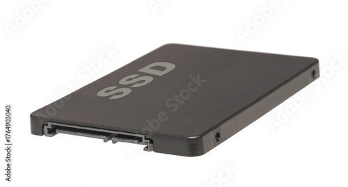 ssd memory isolated on white background