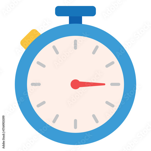 Stopwatch Icon – Vector Time Timer Symbol