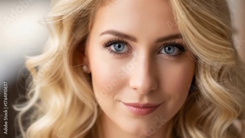 Portrait einer Blondine
