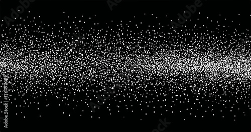어두운 배경에 빛나는 수많은 점들이 흩뿌려져 은하수처럼 펼쳐지는 추상적인 벡터 일러스트레이션입니다.