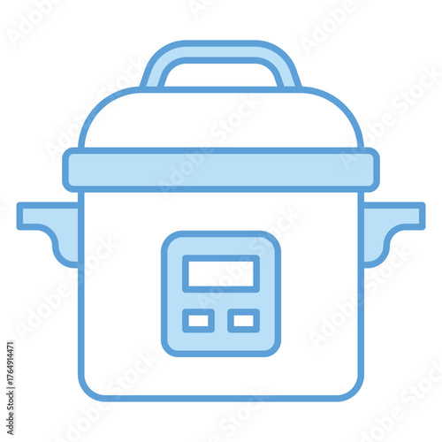 Pressure Cooker Vector Icon – Cooking Equipment Symbol