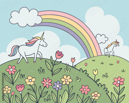 Three children looking at a large clock tower at night with stars above