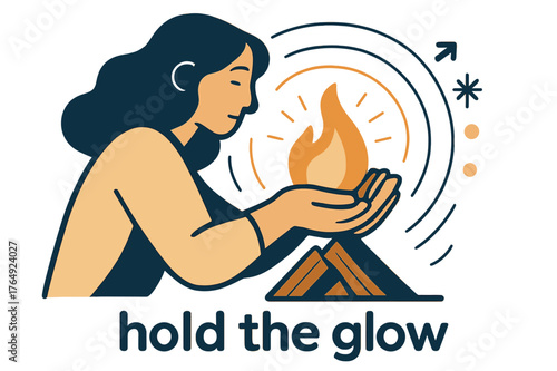 Firelight Vigil Harmony. Keeper of the Hearth ? Firelight Vigil. Hands cup the flame as logs settle into a neat triangle; gentle halo lines echo outward.