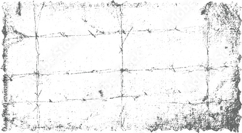 Textured paper with crisscrossed lines and frayed edges grunge distressed