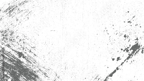 Gray distressed textured background with scratches and splatters abstract black