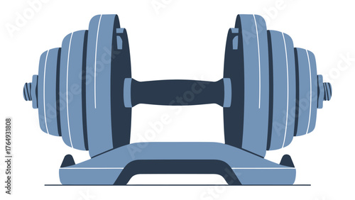 Dumbbell for Workout: A heavy dumbbell, the epitome of strength training, stands ready, offering the promise of a rigorous workout session and physical transformation.