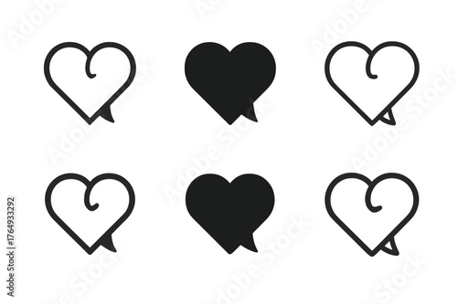 Interpersonal Skills Logos. Developing interpersonal communication skills. Set Logo of Developing interpersonal communication skills: overlapping chat bubbles