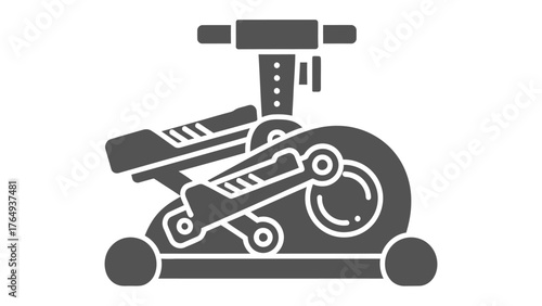 Gym Machine for Fitness: A close-up view presents a modern fitness machine, meticulously designed for effective workouts and physical well-being.