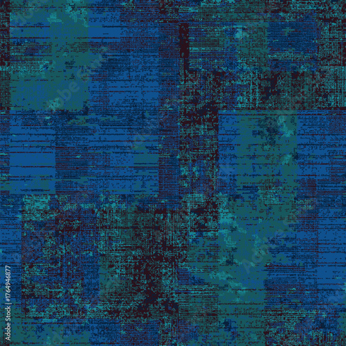 hand drawn patchwork colorful, vibrant, tones, colors, swimwear print fabric pattern prints design trendy fashion vector