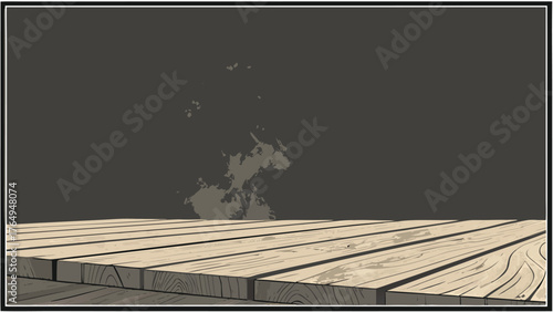 Wooden Floor Background Rustic Plank Texture Dark Backdrop