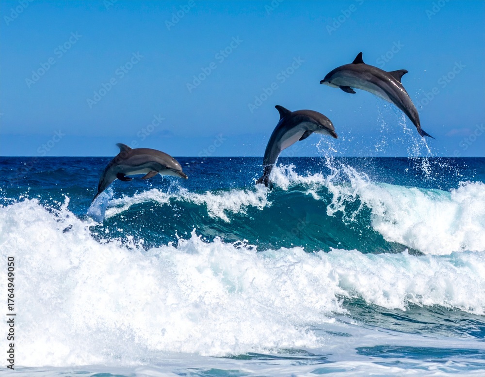 Fototapeta premium dolphin in the water