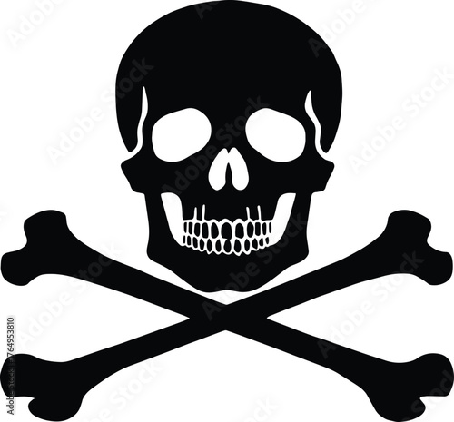 Skull and Crossbones Symbol Danger Poison Death Warning