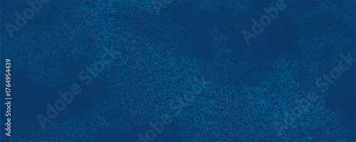 Dark blue halftone dotted abstract background, big data pattern, technology or futuristic