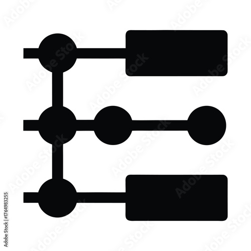 Flowchart diagram process chart workflow visualization network diagram connection system concept element