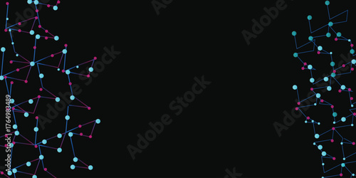 Abstract background for innovation technology, science, healthcare,Molecular structure and genetic engineering,