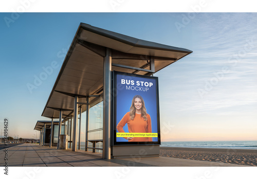Bus Stop Mockup 67
