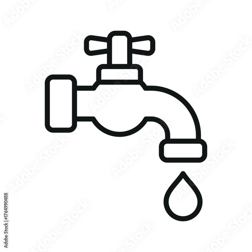 water faucet icon vector design template
