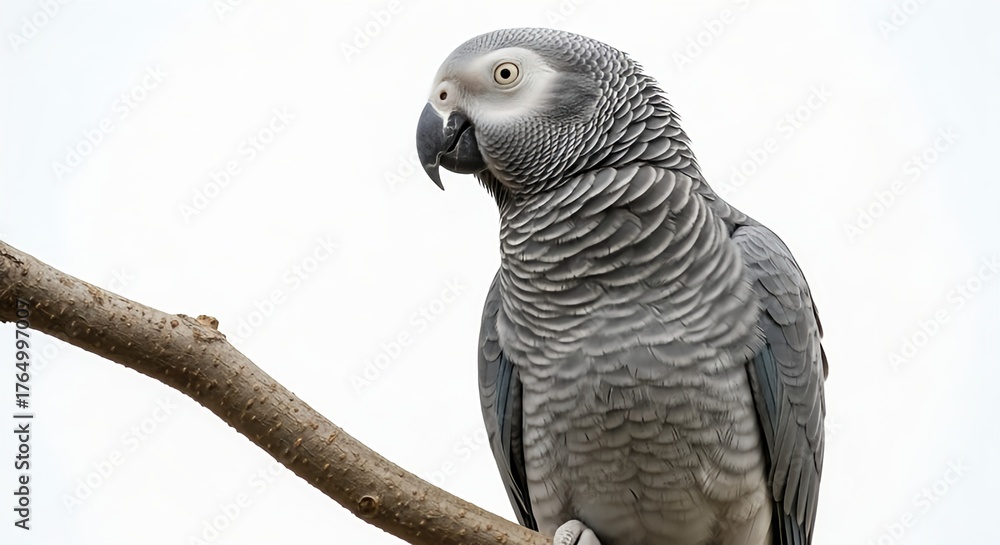 Obraz premium grey parrot