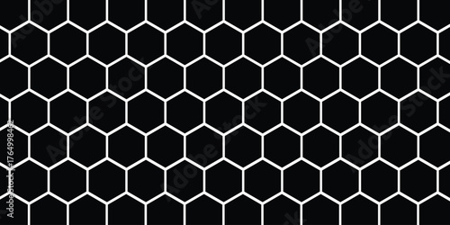 hexagon geometric pattern. seamless hex background. abstract honeycomb cell. vector illustration. design for the background flyers, ad honey, fabric, clothes, texture, textile pattern 