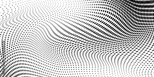 Abstract monochrome grunge halftone pattern. Soft dotted stains and splashes. Vector illustration with dots. eps10