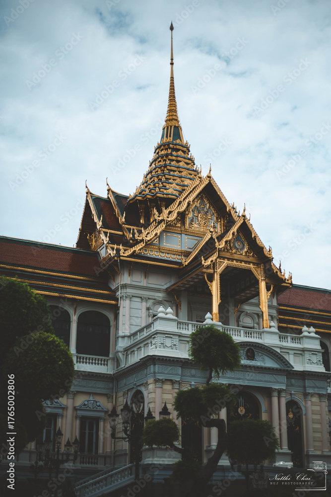 Naklejka premium wat phra kaew bangkok thailand