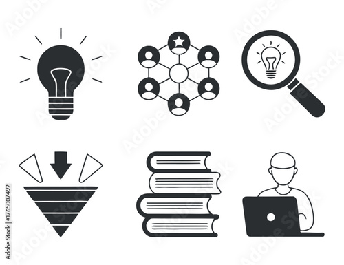 Light Bulb Idea: Innovative Solution, Creative Thinking, Inspiration, and Bright Ideas Symbol Vector