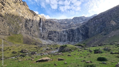 Εκτύπωση καμβά Le cirque de Gavarnie et sa Grande Cascade (Hautes-Pyrénées)