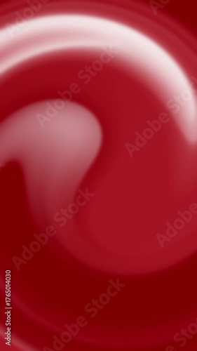 abstract flowing red white spiral pattern, digital smooth background with crimson shades and  highlights suitable for video designs, presentations, greeting cards, websites and social media posts