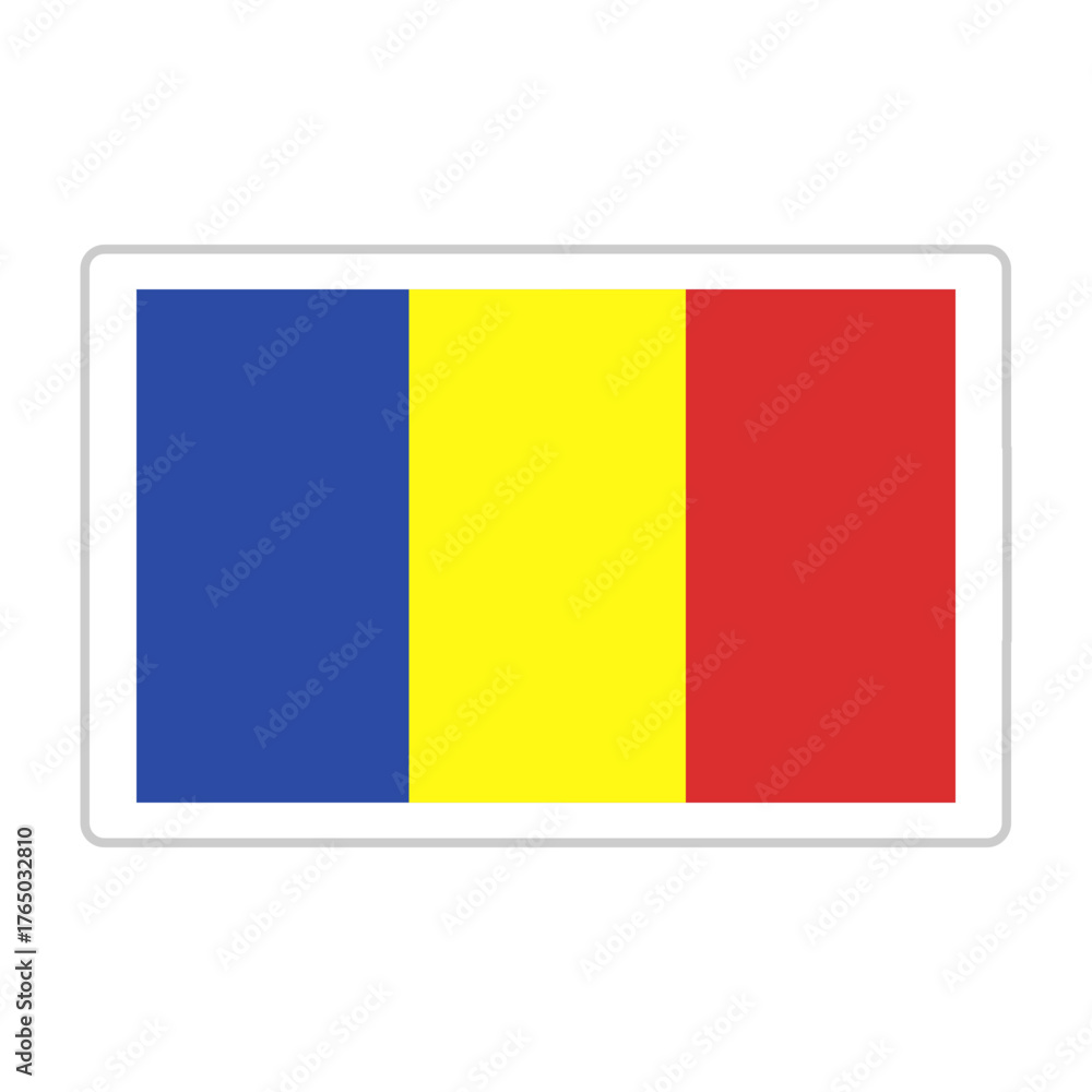 Fototapeta premium Romania Flag