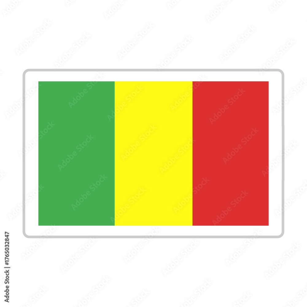 Fototapeta premium Mali Flag