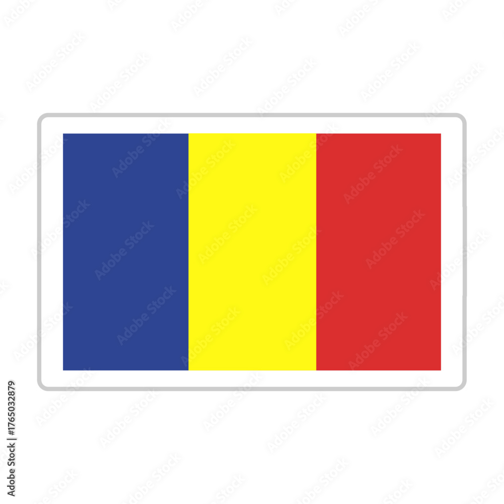 Fototapeta premium Romania Flag