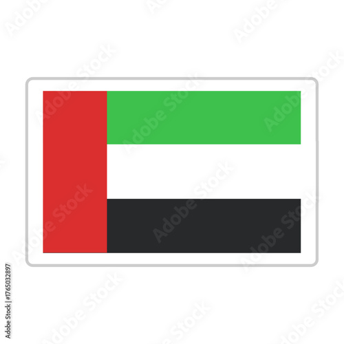 United Arab Emirates Flag
