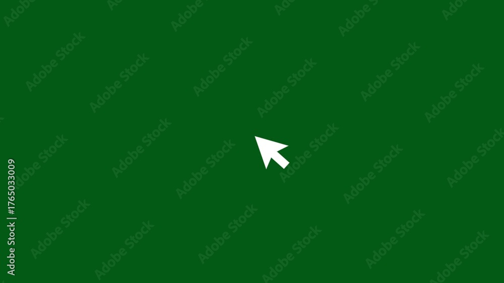 mouse cursor click animation. mouse click arrow bar and push button bar ...