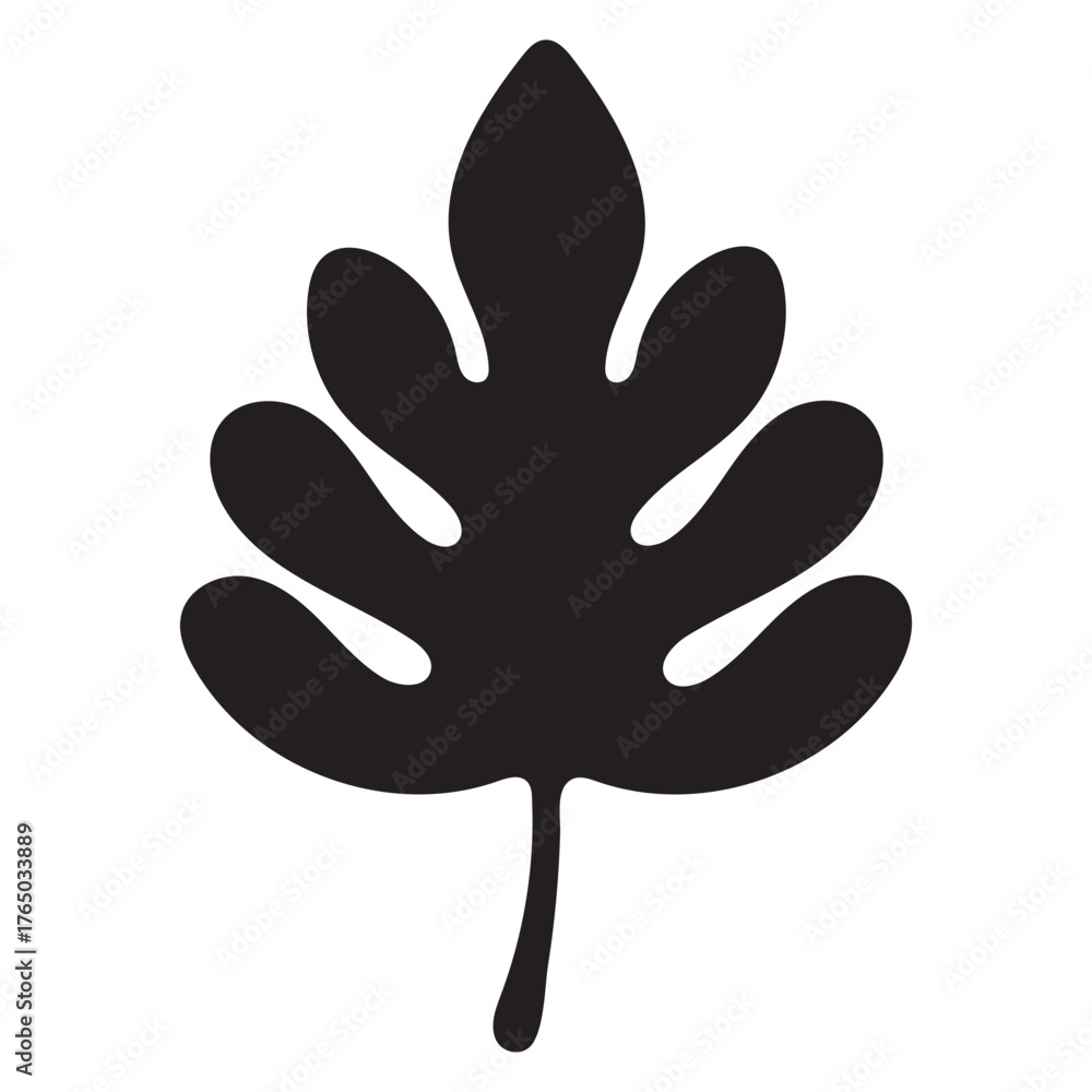 Obraz premium Cilantro – Herbal Silhouette Icon