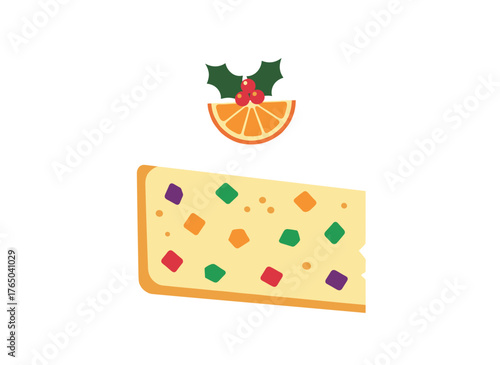 Christmas fruitcake, highlighted in National Fruitcake Month, features Stollen, the traditional German holiday fruitcake, and the classic Christmas cake with fruits and nuts