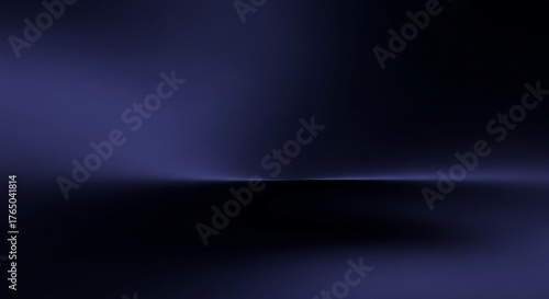 Abstract dark blue and black background with a horizontal line, perfect for modern design and digital projects that need depth and contrast