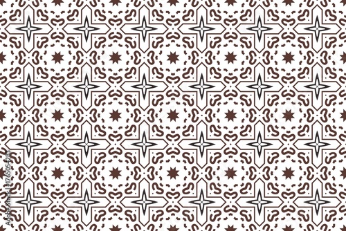 The vintage seamless floral damask pattern is a beautiful illustration perfect for wallpaper, fabric, or any ornate textile design