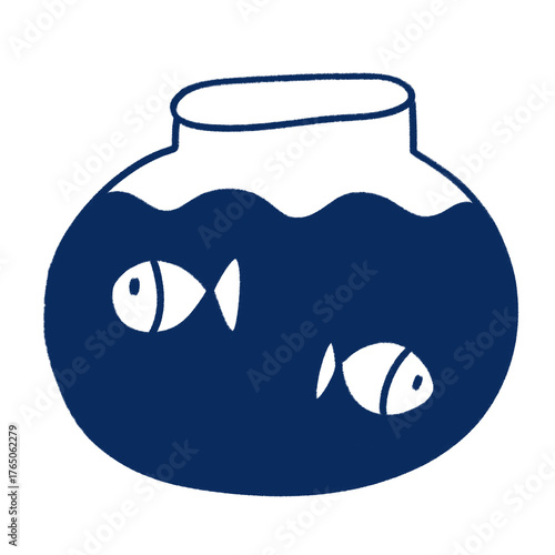 fish. water. fish in the aquarium. aquarium with fish. fish in a glass. blue ink. doodle. blue. drawing.