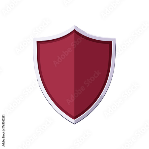 Shield in Maroon Color with Silver Outline for Protection and Security Design Free Download Shield in Maroon Color with Silver Outline for Protection and Security Design - GFXLoad