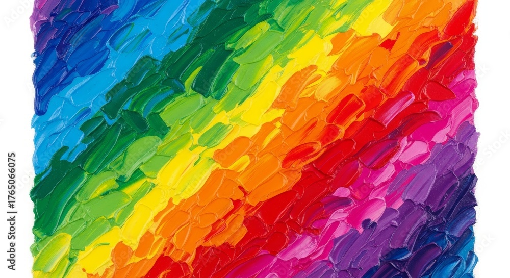 Obraz premium Colorful acrylic paint brushstroke abstract art background