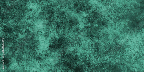 Abstract green concrete wall Old grunge green and blue tones. cloud textures background.  green and blue cement wall texture wallpaper.