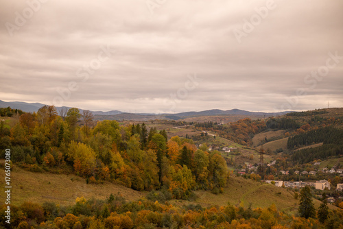 Autumn landscape in the mountains