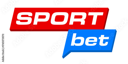 Sport Bet sign. Sports betting banner