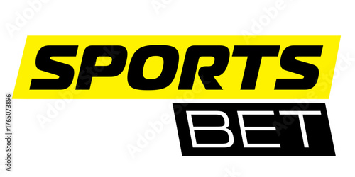 Sport Bet sign. Sports betting banner