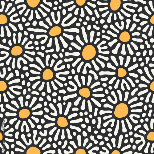 Schilderij op canvas Vector seamless pattern