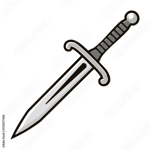 Sword isolated vector object