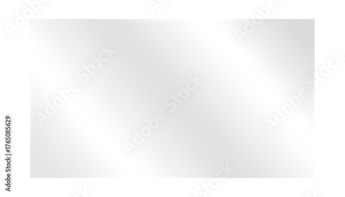 Clear glass on a transparent background. Realistic window, laptop and TV screen glare. See-through PNG. Shiny transparent glass panel, plastic or glass sheet. 