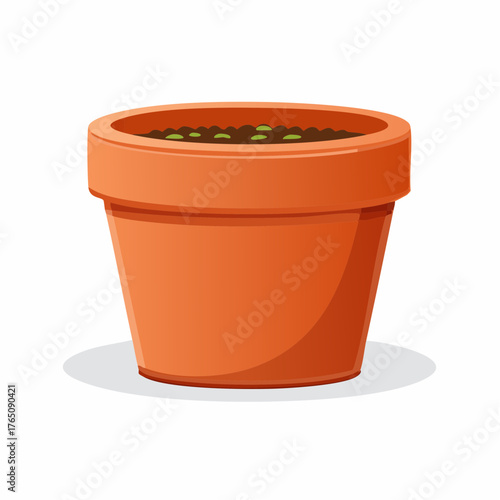 Small terracotta planter
