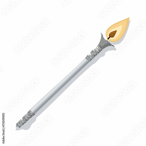 Candle snuffer with long handle
