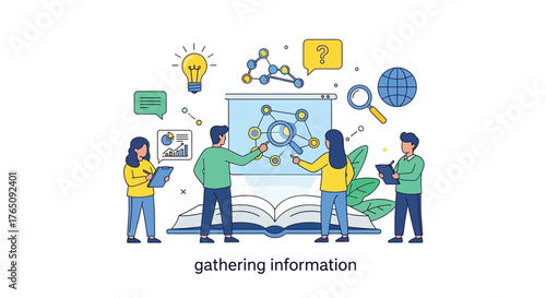 Teamwork for information analysis and collaborative research project